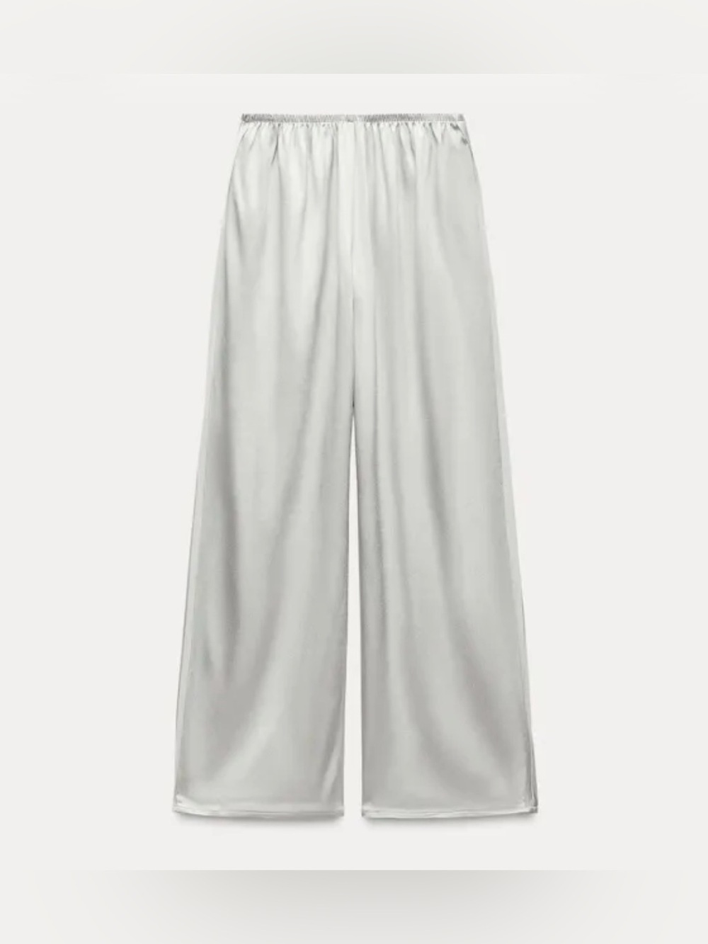 Zara Satin Straight Leg Pants